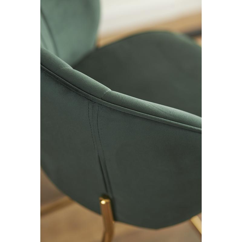 Стул полубарный coral, велюр