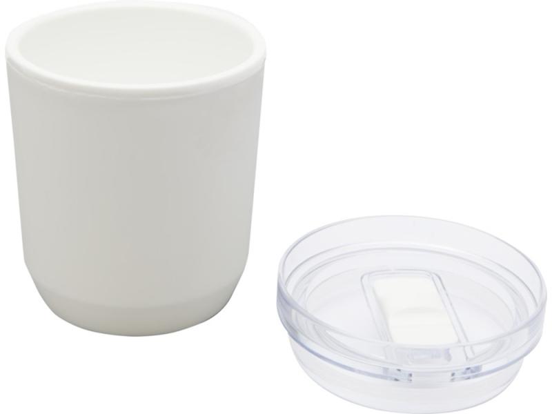 Кружка из переработанного пластика Hudson с двойными стенками