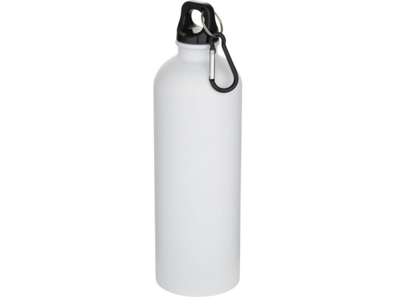 Бутылка для воды с карабином Орегон, нержавеющая сталь, 750 мл