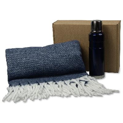 Набор подарочный Solution Duo (плед Super Soft Nature, термос "Space")