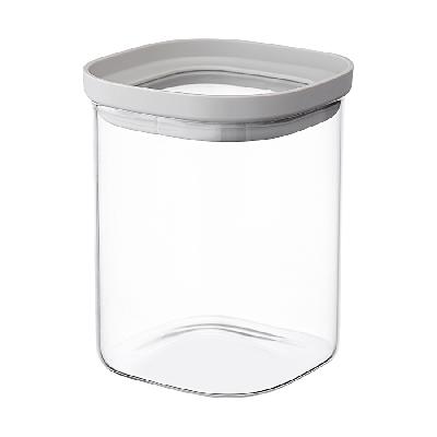 Банка для хранения квадратная vacuum glass, 1 л