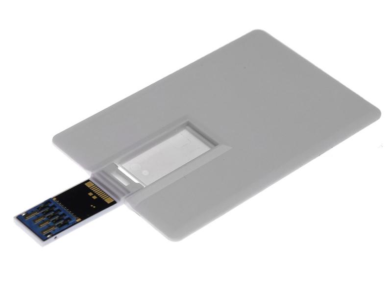 USB 3.0- флешка на 32 Гб в виде визитки, с раскладным чипом