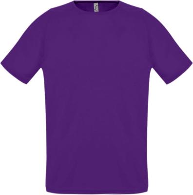 Футболка унисекс Sporty 140 темно-фиолетовая, размер 3XL