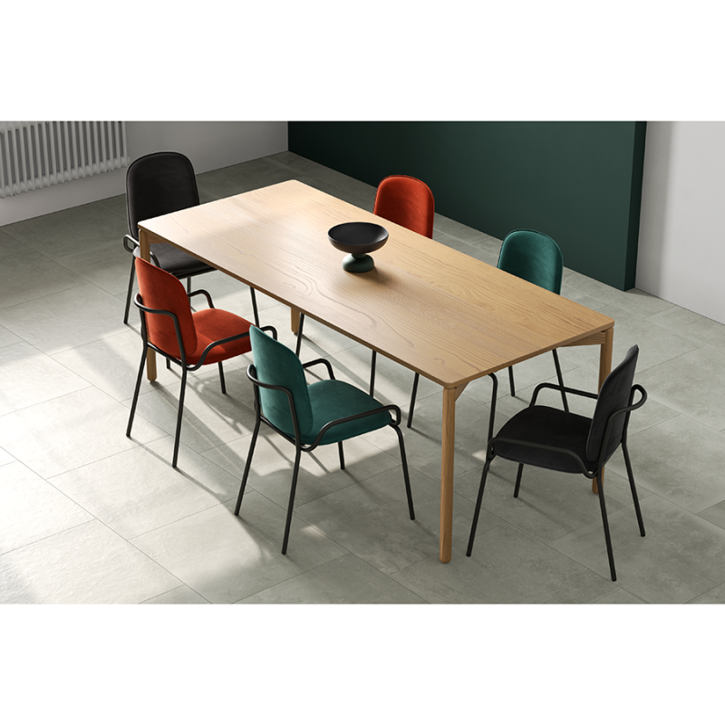 Стул ror, double frame, велюр