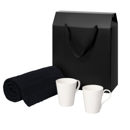 Подарочный набор Vesta, Fado,  в черной коробке-пакете (две фарфоровых кружки)