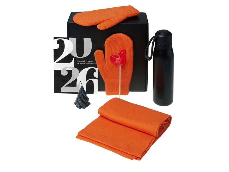 Подарочный набор Re:Air с варежками, шарфом и термосом