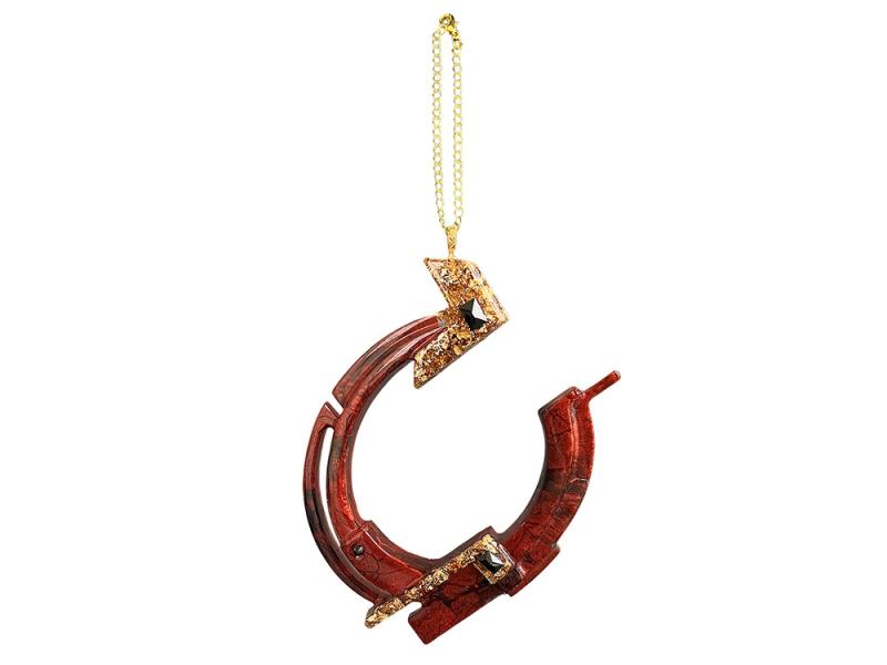 Набор елочных игрушек: Лошадь, Подкова