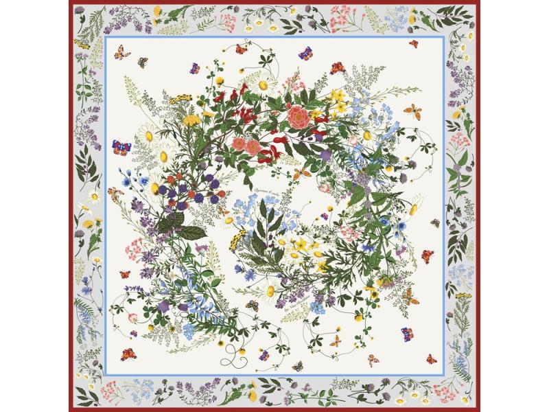 Платок Русский полевой букет