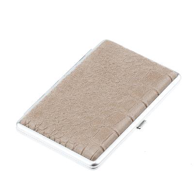 Портсигар SQuire, нержавеющая , искуственная кожа, 7,4х11,5х1,8 см