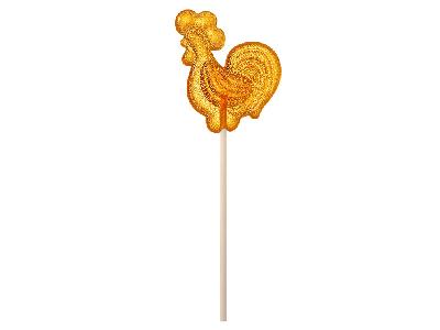 Леденец Петушок со вкусом апельсина