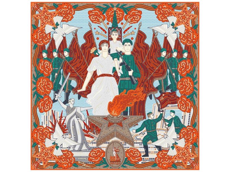 Платок 80 лет Великой Победы