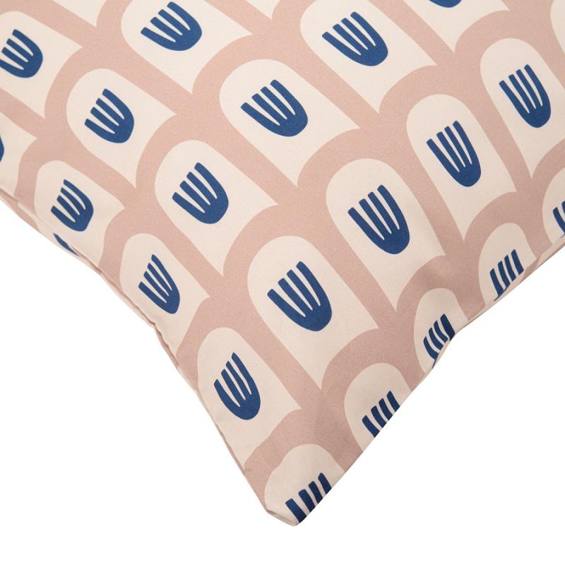 Набор из двух наволочек из сатина розового цвета с принтом  time из коллекции cuts&pieces, 70х70 см