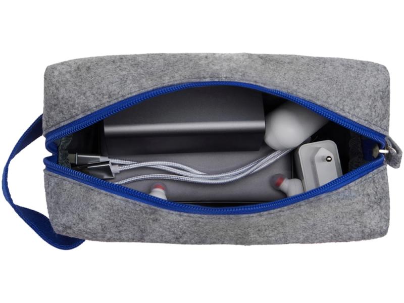 Органайзер для электроники и проводов Felt из RPET-фетра с ручкой