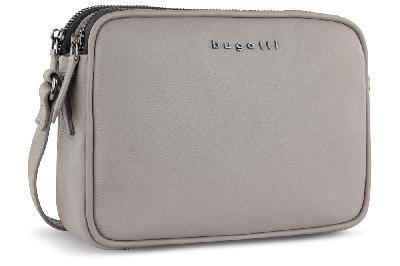 Сумка кроссбоди женская BUGATTI Bella, воловья кожаполиэстер, 22х6х15,5 см