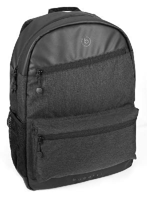 Рюкзак BUGATTI Universum 15'', овый, полиэстер меланжтарпаулин, 31х12х44,5 см, 16 л