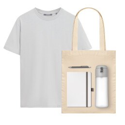 Набор с одеждой KRIS (футболка, бутылка, ежедневник, ручка, шоппер), M