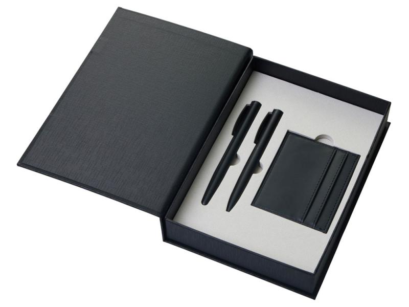 Подарочный набор Goethe с блокнотом А5, 2-мя ручками и картхолдером