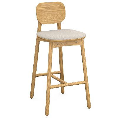 Стул барный saga, рогожка