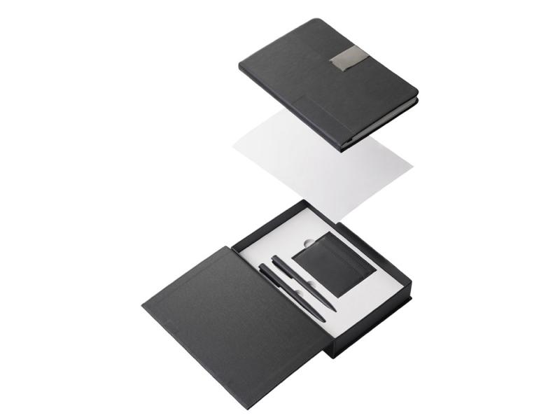 Подарочный набор Goethe с блокнотом А5, 2-мя ручками и картхолдером