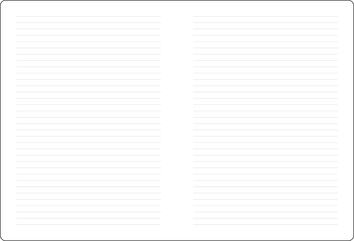 Блокнот линейка<br />20х27 см, 144 стр.