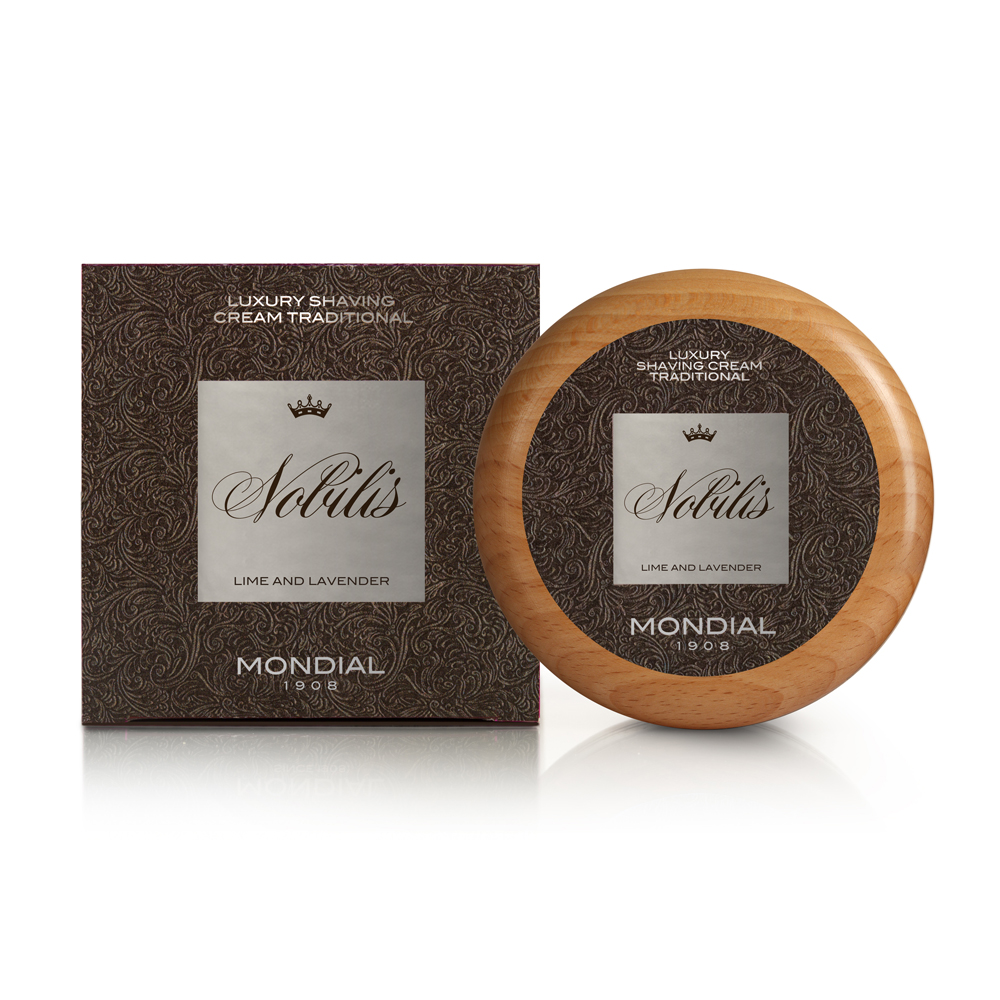 Крем для бритья в деревянной чаше MONDIAL NOBILIS LUXURY SHAVING CREAM TRADITIONAL, 140 мл
