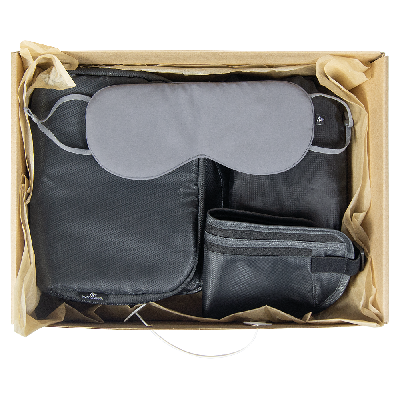 Набор подарочный Solution Prestige Penta ( поясной кошелек, косметичка дорожная Comfort Сity Travel, косметичка дорожная Comfort Avenue, маска для сна, рюкзак  складной)