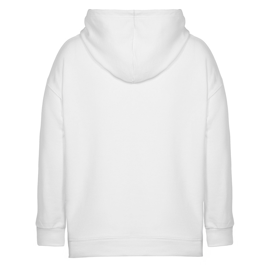 Толстовка мужская оверсайз MOHITO, белый, M/L, 80% хлопок, 20% полиэст, 280 г/м2