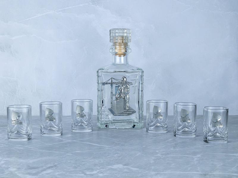 Набор со штофом Строительный