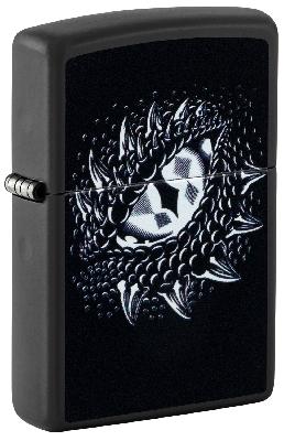 Зажигалка ZIPPO Dragon Eye с покрытием Black Light, латунь,овая 38x13x57 мм