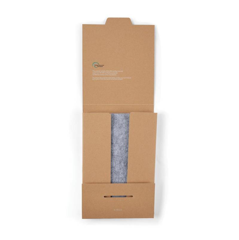 Блокнот VINGA Albon из переработанных фетра и бумаги GRS, А5