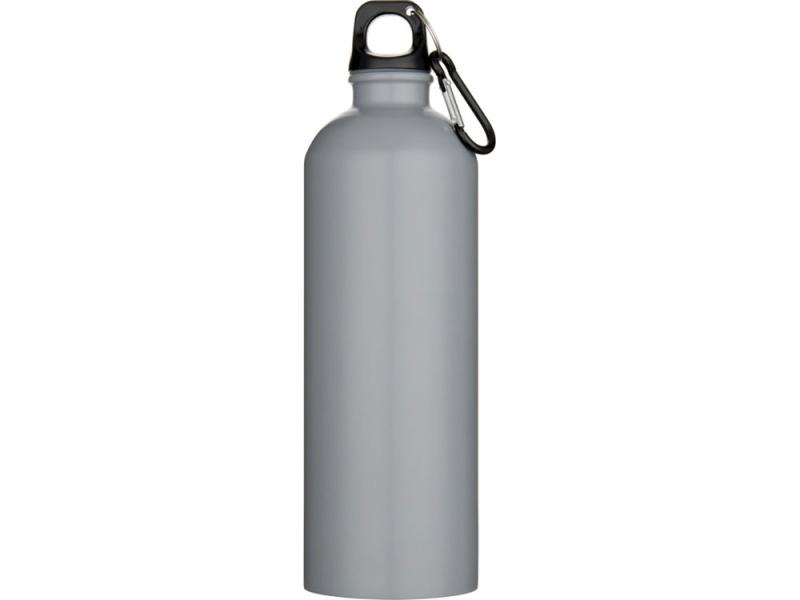 Бутылка для воды с карабином Орегон, нержавеющая сталь, 750 мл