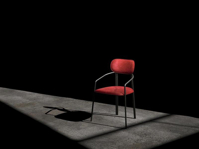 Стул ror, велюр