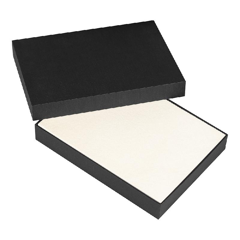 Коробка подарочная, размер 24*17,5*3 см, Solution Superior Linen,  ложемент под два прямоугольных предмета