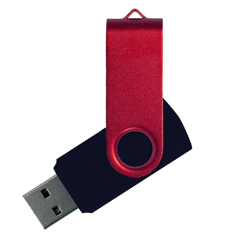 Флеш накопитель USB 2.0 Twister Сolor Mix 16GB, пластик Софт Тачметалл