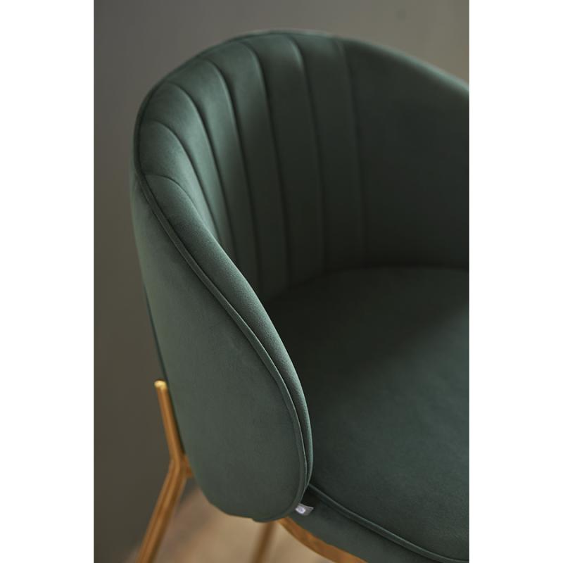 Стул полубарный coral, велюр