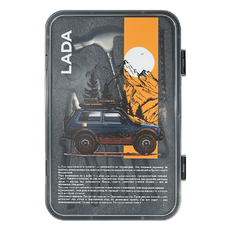 Набор инструментов Tools Baltimore Print Sample, 6 в 1 в пластиковом футляре