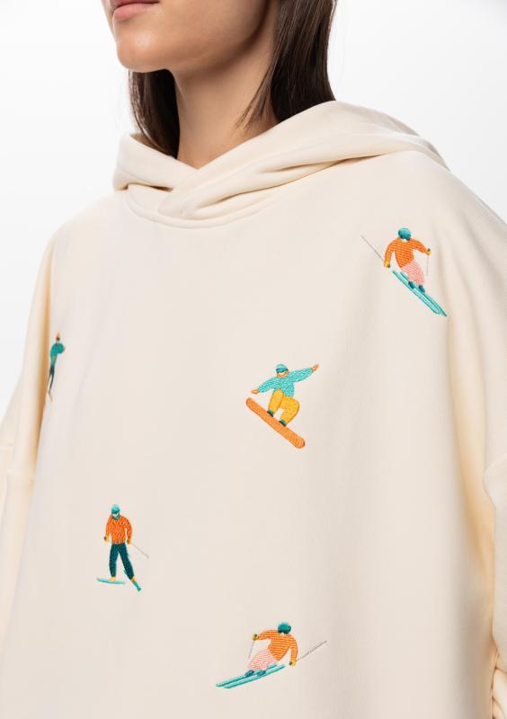 Худи унисекс STAN оверсайз футер без начёса 350