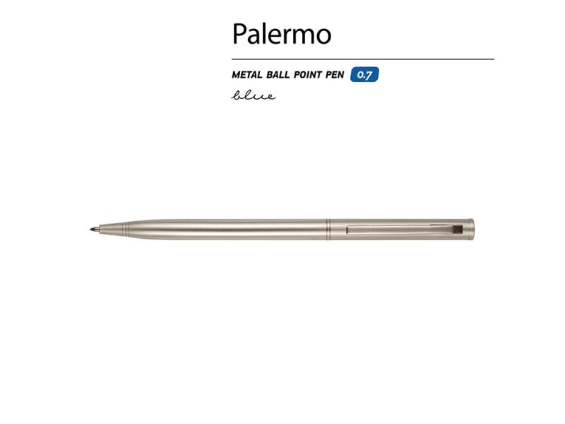 Ручка металлическая шариковая Palermo