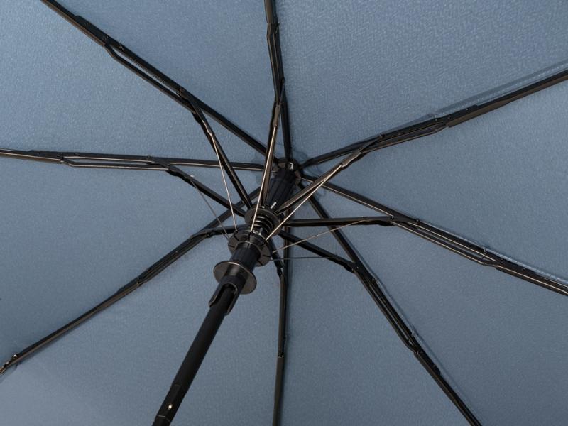 Зонт-полуавтомат складной Roof с куполом из переработанного пластика