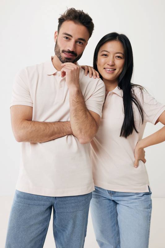 Рубашка поло Iqoniq Yosemite из переработанного хлопка-пике, унисекс, 220 г/м²