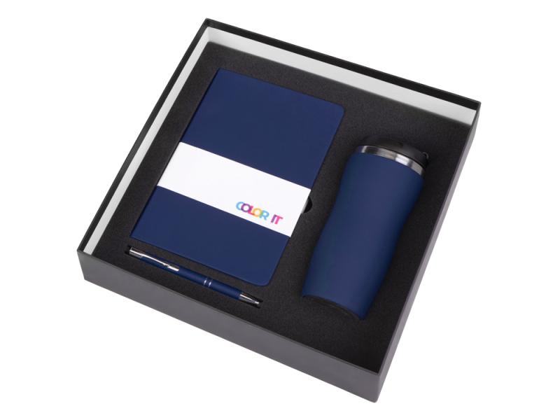 Подарочный набор Color it с блокнотом, металлической ручкой и термокружкой