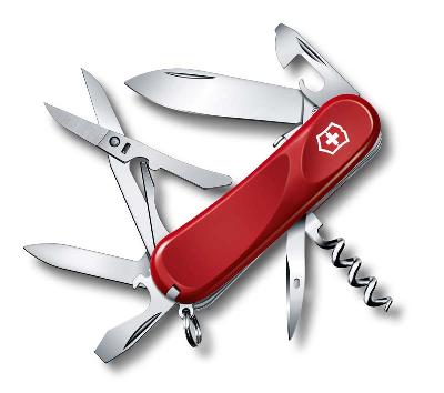 Нож перочинный VICTORINOX Evolution S14, 85 мм, 14 функций, с фиксатором лезвия