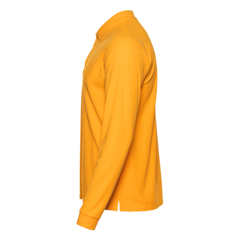 Рубашка поло мужская STAN длинный рукав хлопок/полиэстер 185