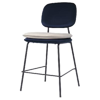 Стул полубарный pea, велюр