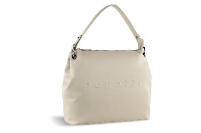 Сумка наплечная женская BUGATTI Daphne, воловья кожаполиэстер, 34х13х30 см