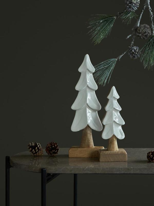 Декор новогодний snowy tree из коллекции new year essential, 20 см