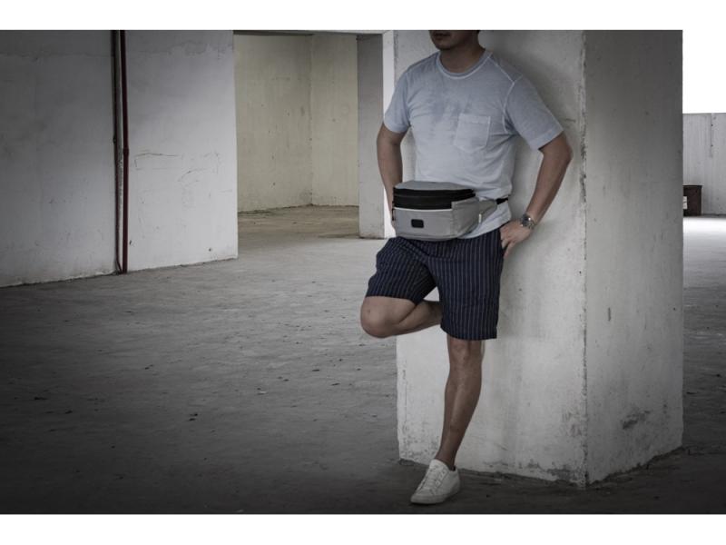 Рюкзак-трансформер 2-в-1 Athletica водостойкий с поясной сумкой из переработанного пластика