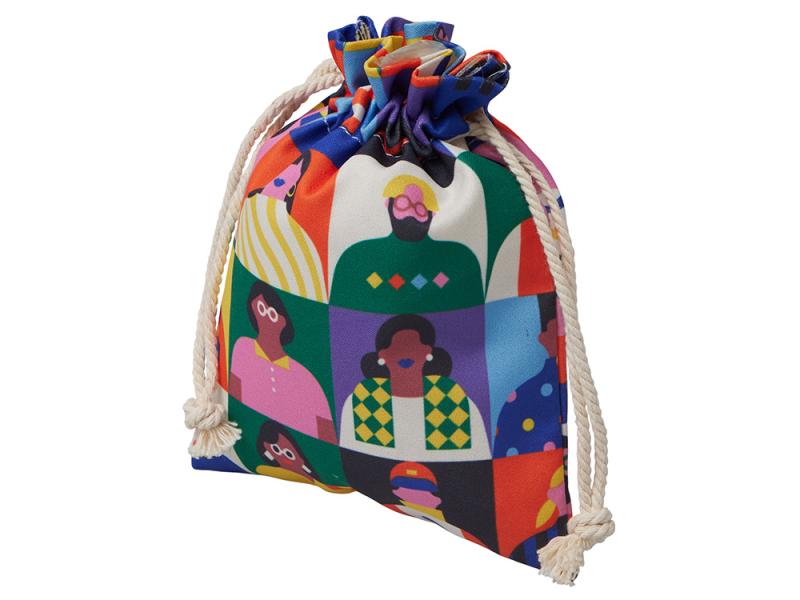 Мешочек подарочный большой с возможностью полноцветной печати