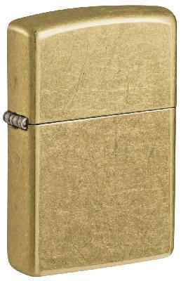 Зажигалка ZIPPO Classic с покрытием Street Brass, латунь, 38x13x57 мм