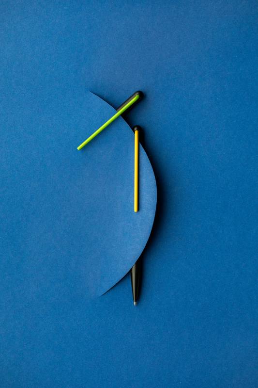 Шариковая ручка Pininfarina GrafeeX с зеленым клипом в чехле